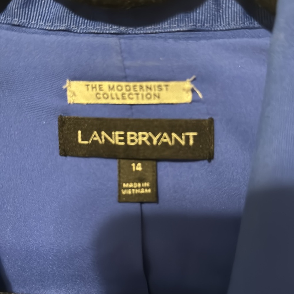 Lane bryant royal blue blazer - Picture 2 of 3
